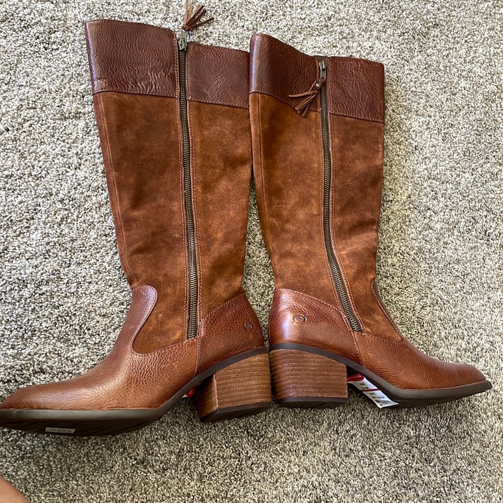 Born suede knee high boot.